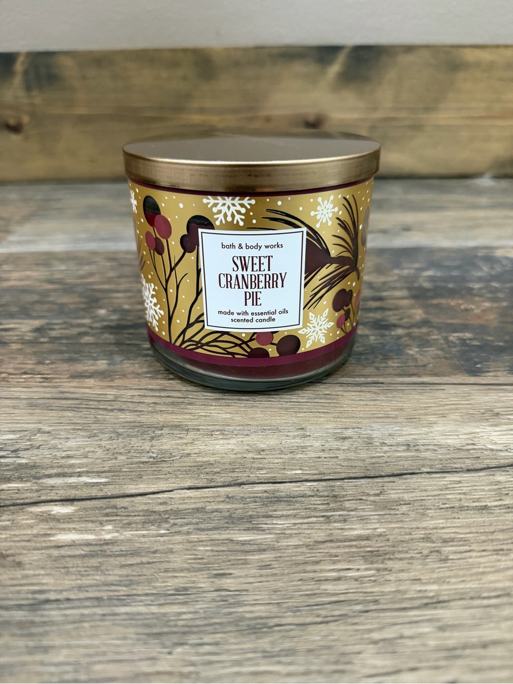 Bath & Body Works Sweet Cranberry Pie Candle